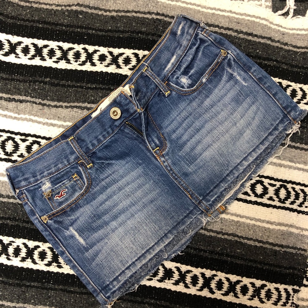 Mini Jean Skirt